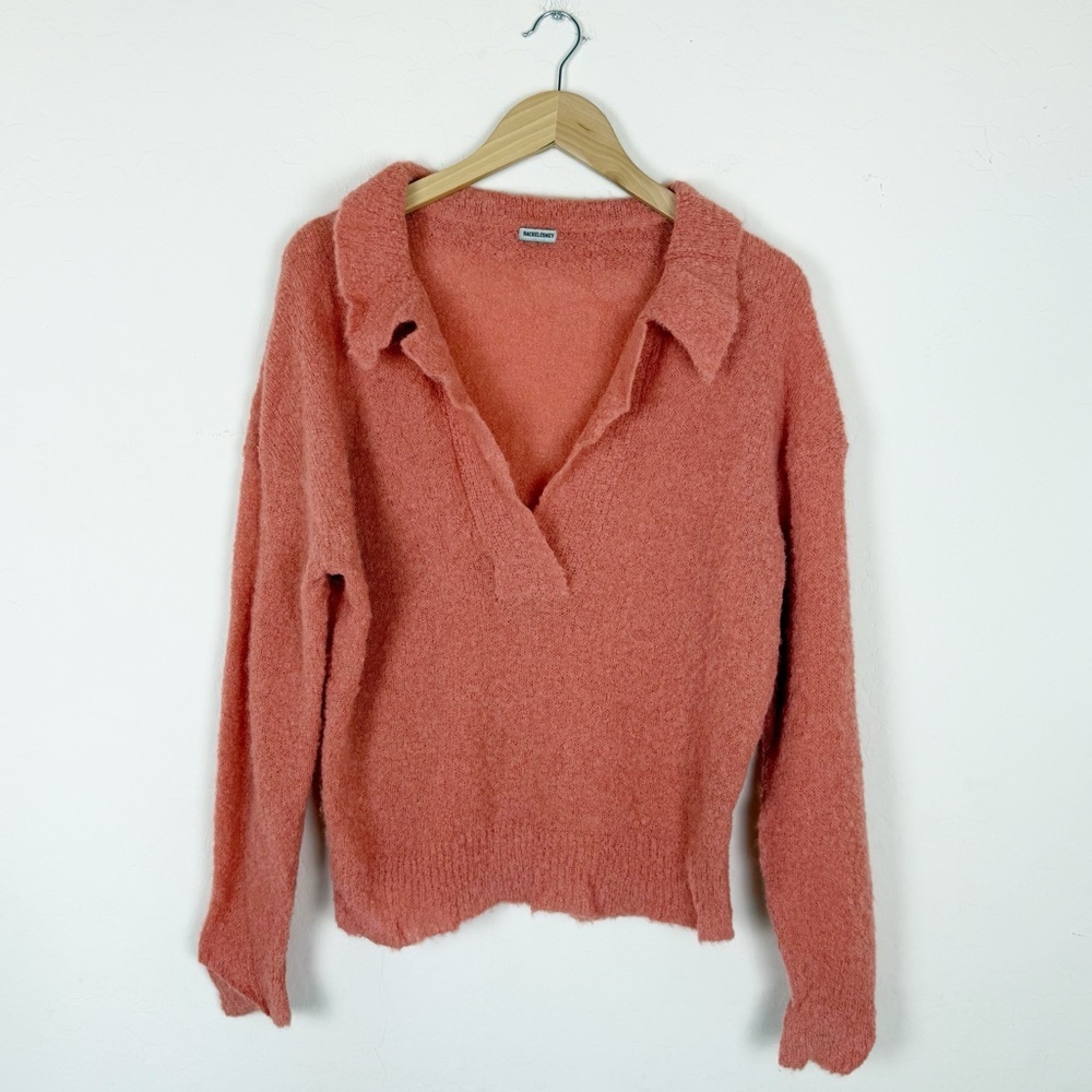 Rachel Comey Rosario Alpaca Sweater V-Neck Top